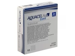 Aquacel AG+ Extra Hydrofiber Wound Dressing Sterile 5x5cm