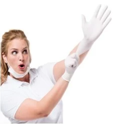 Comforties Soft Nitrile Easyglide And Grip White 100 Pieces