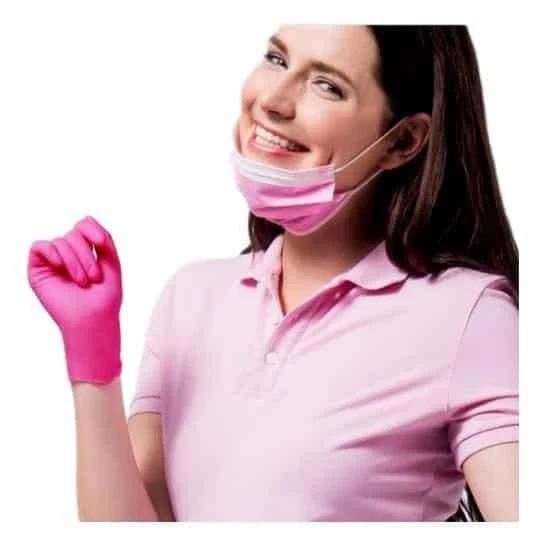 Comforties Soft Nitrile Easyglide Magenta 100 Pieces - Image 4