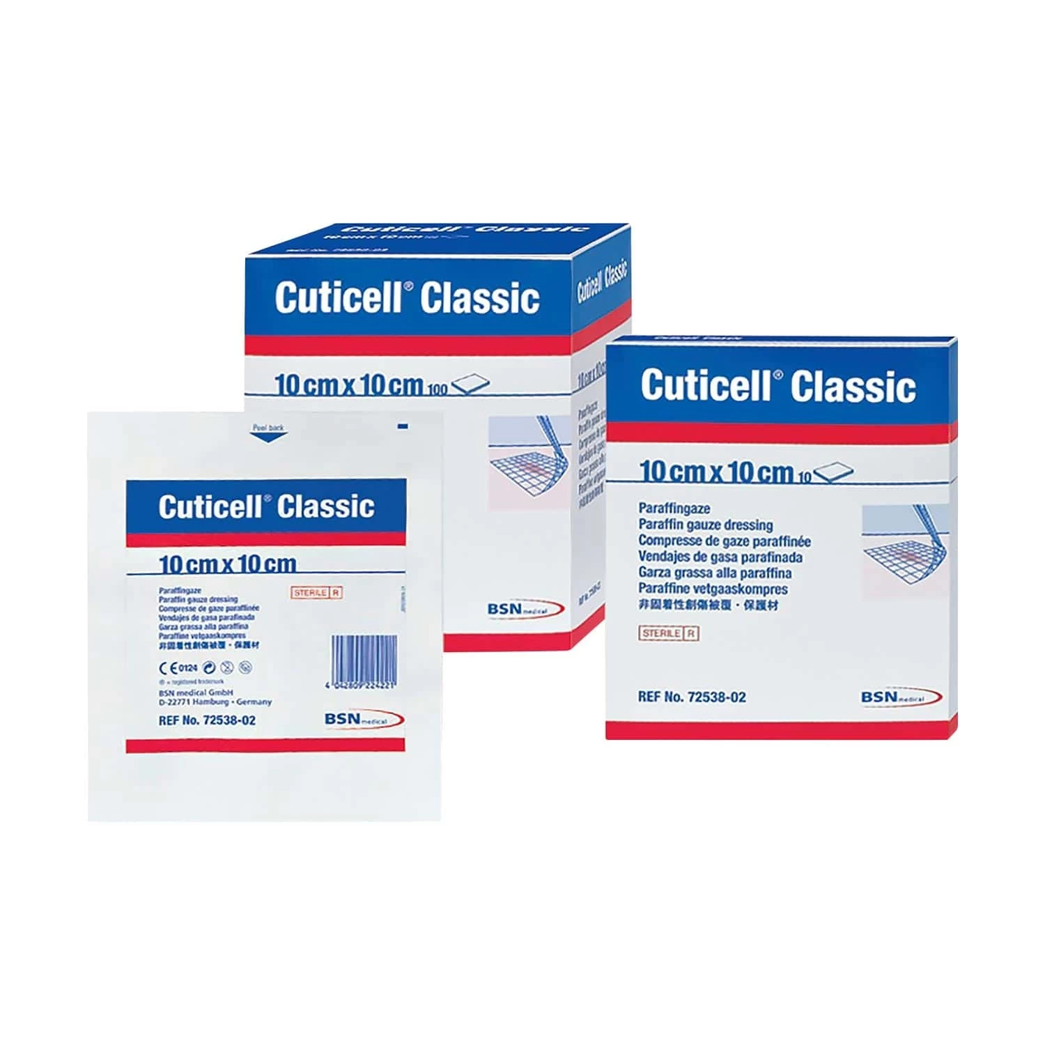 BSN Cuticell Classic Ointment Compress 10 X 10 Cm (10 Pieces)