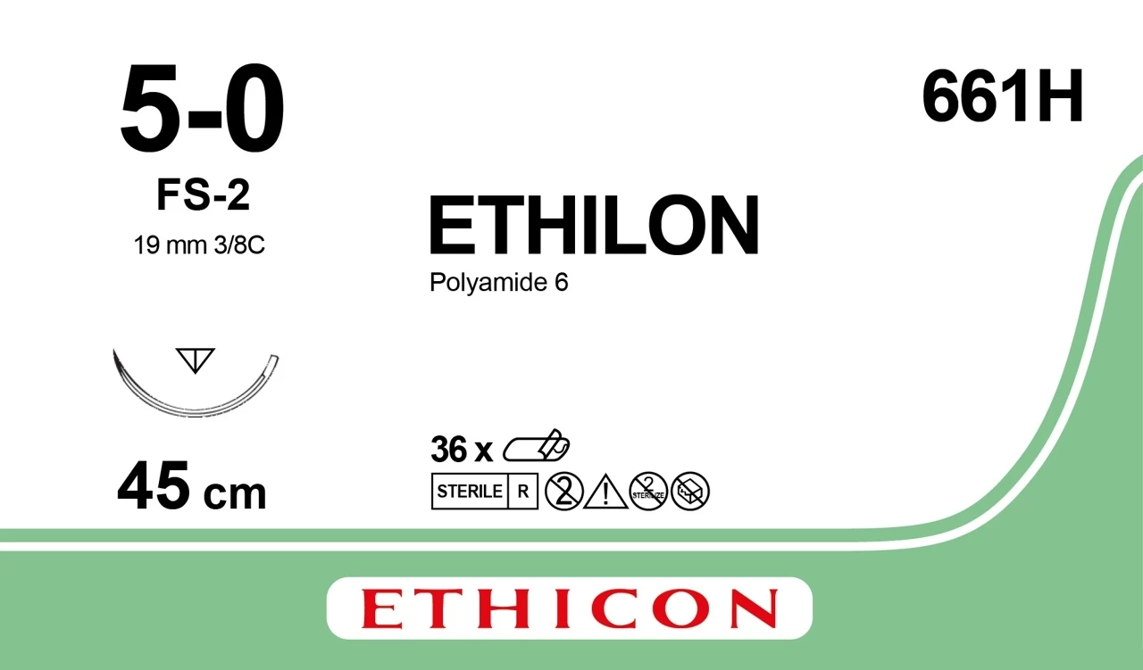 Ethilon Suture 5-0 (FS-2) 661H 36 Pcs - Image 2