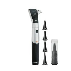 Heine Mini 3000 Otoscope With Handle - Set Of Reusable Tips