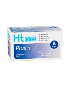 HT One Plusfine Pen Needles 6 Mm 31G - 100 Pcs