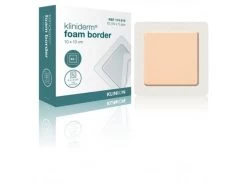 Kliniderm Foam Foam Bandage With Border 10x10cm