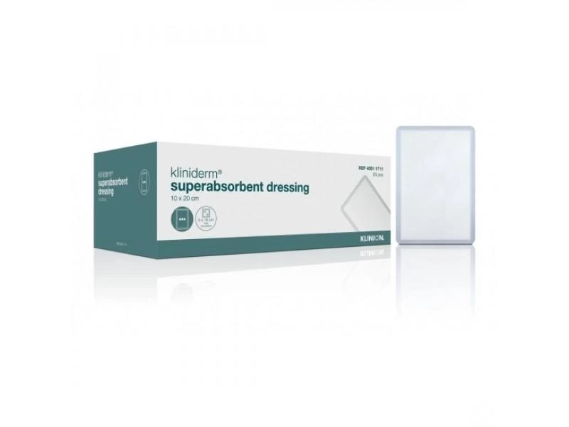 Kliniderm Superabsorbent Dressing Non Sterile 10x20cm