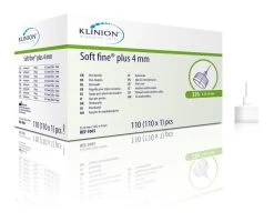Klinion Diabetes Care Soft Fine Plus Pen Needles 0.23mm (32G) X 4mm