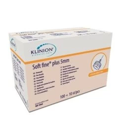 Klinion Diabetes Care Soft Fine Plus Pen Needles 0.23mm (32G) X 5mm