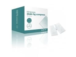 Klinion Drain Compress Split Compress HG Sterile 16-layer 10x10cm 50 Pieces