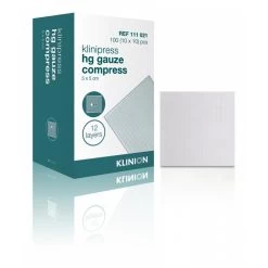 Klinion Gauze Compress HG 12-layer 10x10cm 100 Pieces