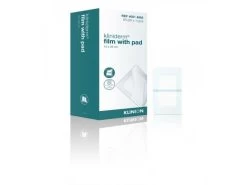 Klinion Kliniderm Film With Pad Wound Plaster Sterile 10x25cm