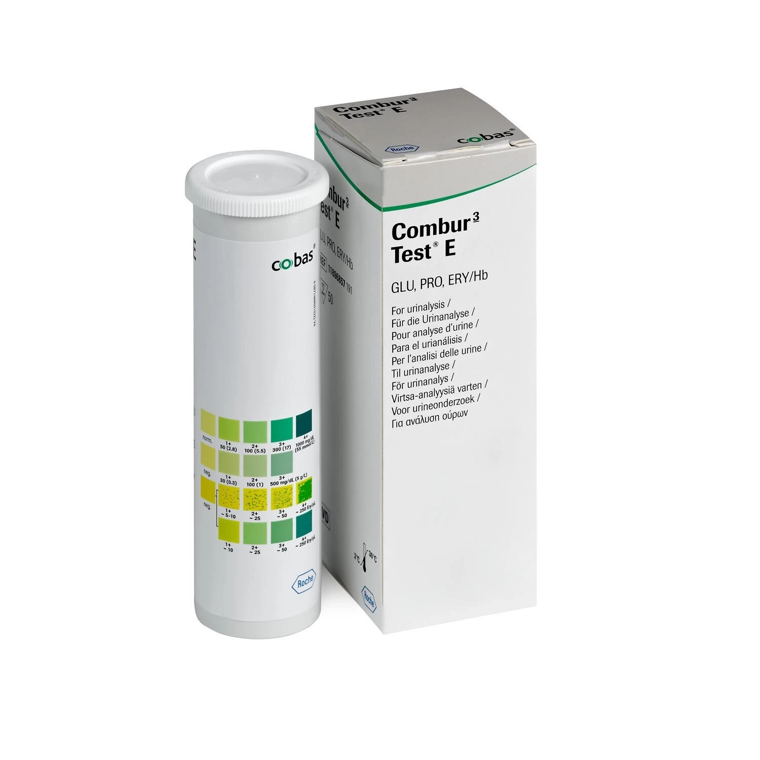 Roche Combur 3 E Test Strips - 50 Pieces