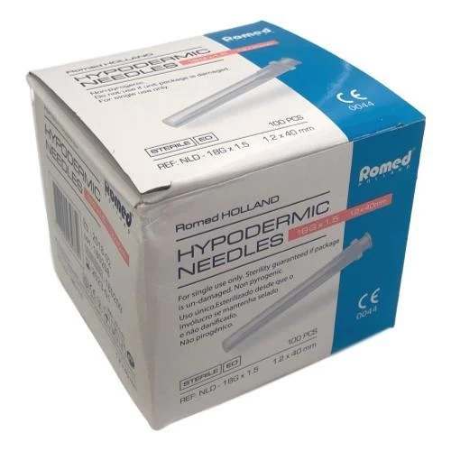 Romed 100pcs Injection Needles 18G X 1.5 - Image 2