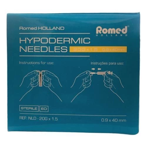Romed 100pcs Injection Needles 20G X 1.5 - Image 3