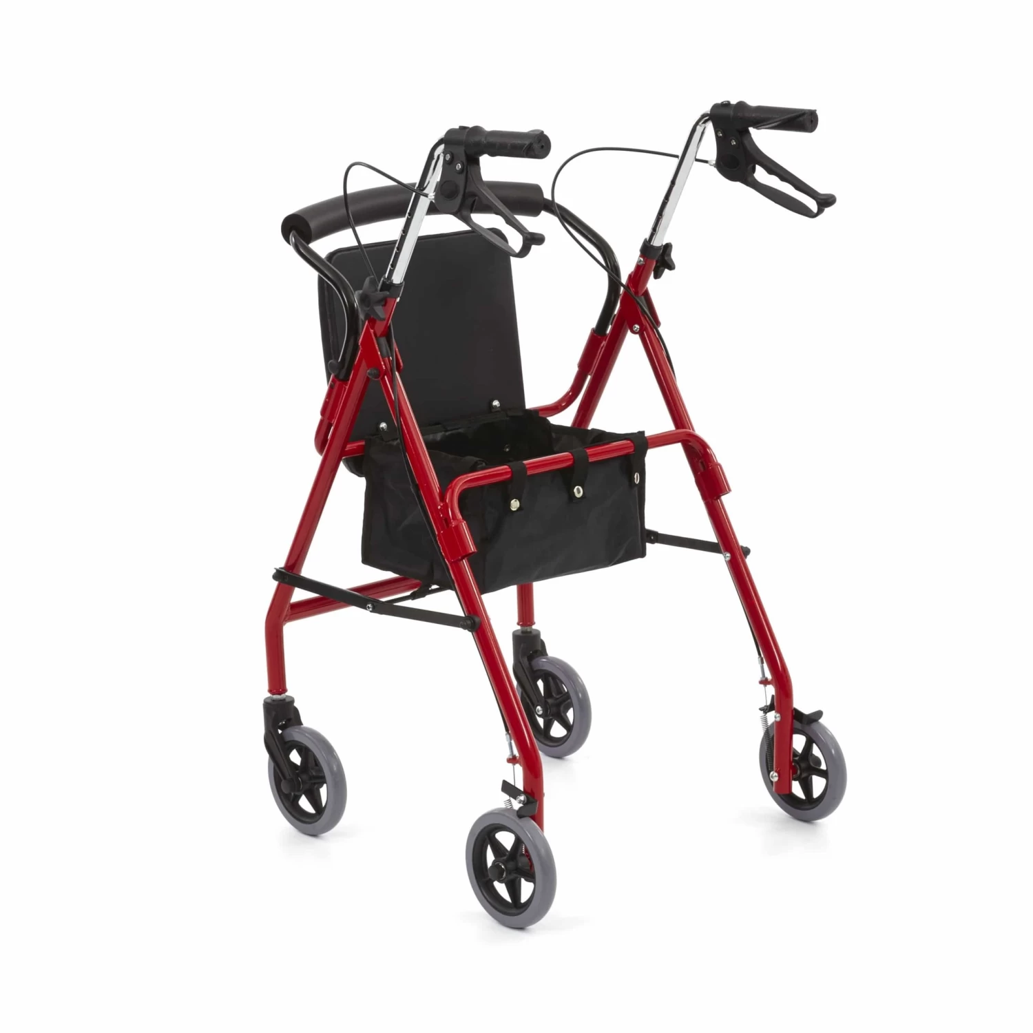 Romed Reliance Rollator With Seat Blue - Image 4